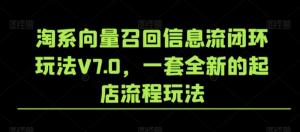 打破传统模式，日照宝妈分享向量召回信息流闭环V7.0全流程实战，精准人群运营与AIPL全链路回流，成就电商新王者-宝妈福缘创业网