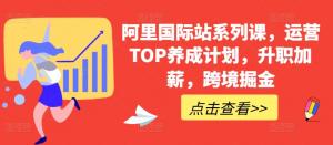 阿里国际站系列课，运营TOP养成计划，升职加薪，跨境掘金-宝妈福缘创业网