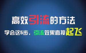 学会高效引流，让您每日收获300以上创业粉丝，一年赚30万-宝妈福缘创业网