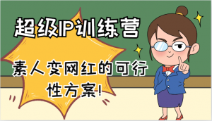 超级IP训练营，探索素人变身网红的可行方案-宝妈福缘创业网