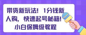 从0到1揭秘：一分钱商品如何助力日照宝妈在抖音轻松吸粉变现，实战教程详解-宝妈福缘创业网