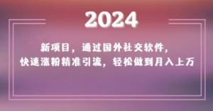 跨境赚钱新风口！日照宝妈亲测：通过国外社交软件精准引流，实现月入上万快速变现-宝妈福缘创业网