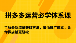 低成本撬动大流量！日照宝妈亲身学习拼多多运营体系课，教你打造爆款店铺的全套攻略-宝妈福缘创业网