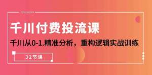 创业者必备：千川投流战术精讲，小白变大神，流量利润双丰收-宝妈福缘创业网